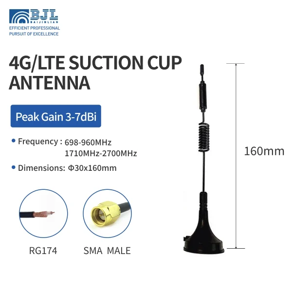 4g Suction Cup Antenna 160mm
