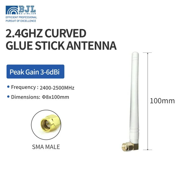 2.4ghz Sma Elbow Glue Stick Antenna 100mm