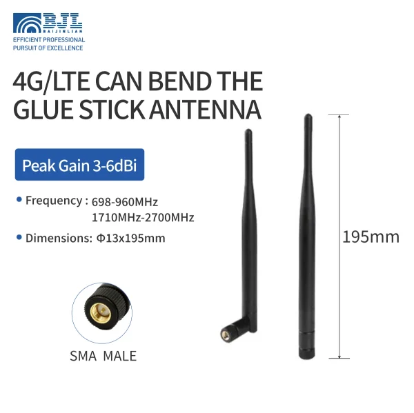 4g Lte Bendable Adhesive Stick Antenna 195mm